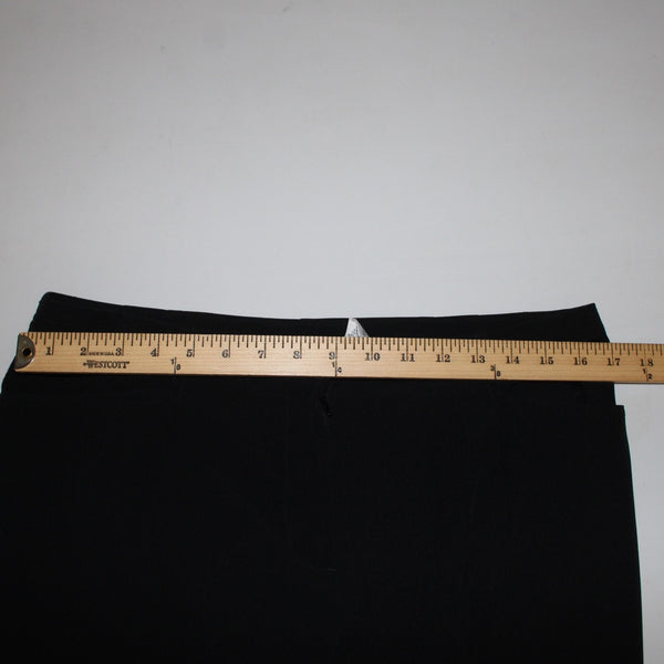 Chicos Zenergy Pant Sz 1 x 31 Reg Black Pockets Polyester Spandex Pant
