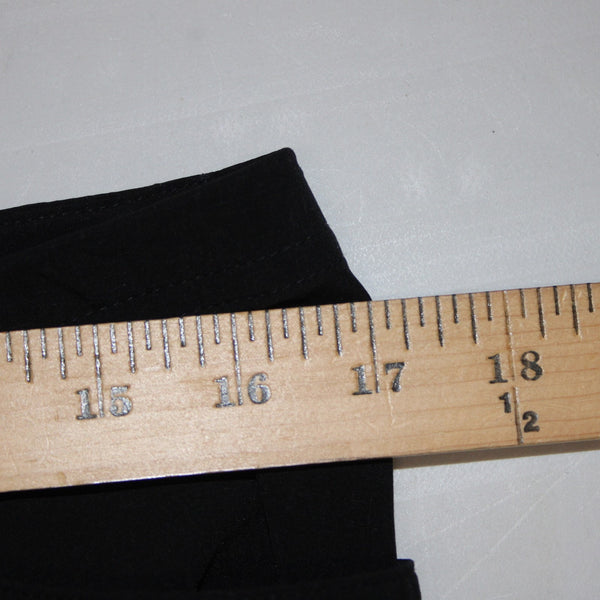 Chicos Zenergy Pant Sz 1 x 31 Reg Black Pockets Polyester Spandex Pant