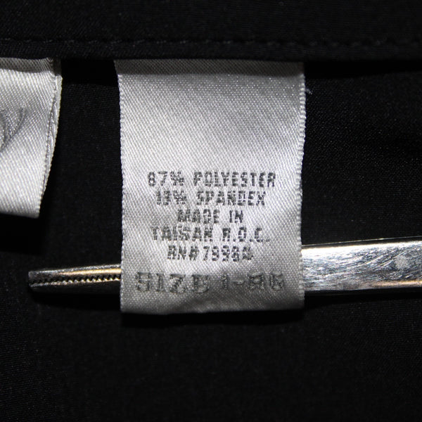 Chicos Zenergy Pant Sz 1 x 31 Reg Black Pockets Polyester Spandex Pant