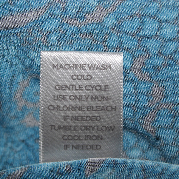 Avenue Dress Sz 30/32 Brown Blue Multi Color Animal Printed Unlined Poly Spandex