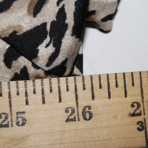 Avenue Dress Sz 30/32 Brown Blue Multi Color Animal Printed Unlined Poly Spandex