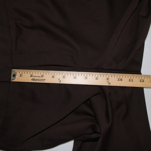 Ellen Tracy Pant NEW $228 Sz 8 x 33 Mahogany Brown Wool Spandex Pant