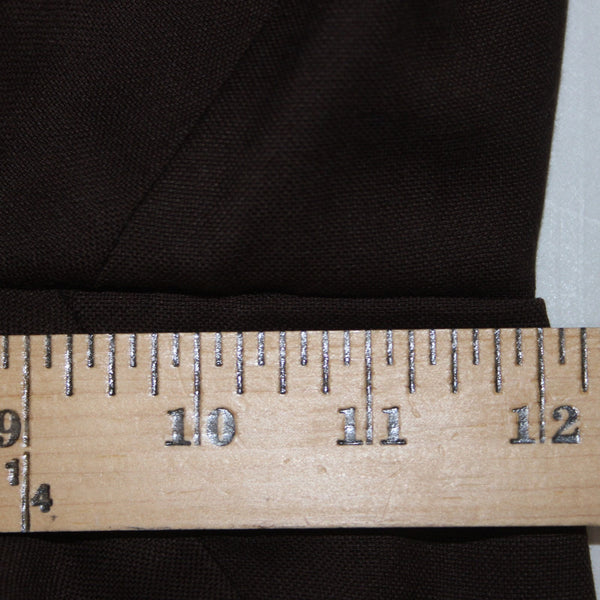 Ellen Tracy Pant NEW $228 Sz 8 x 33 Mahogany Brown Wool Spandex Pant