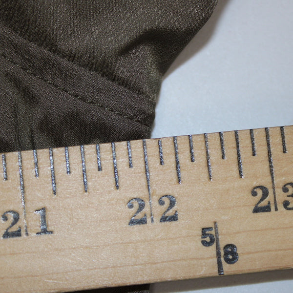 Garnet Hill Sz L Brown Hooded Pockets Nylon Spandex Jacket