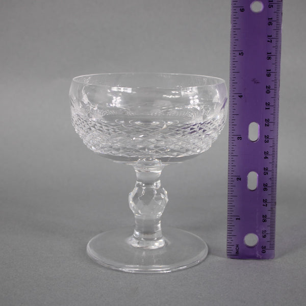 Waterford Champagne Sherbet  Colleen Clear Crystal Short Stem 4.3" Glass