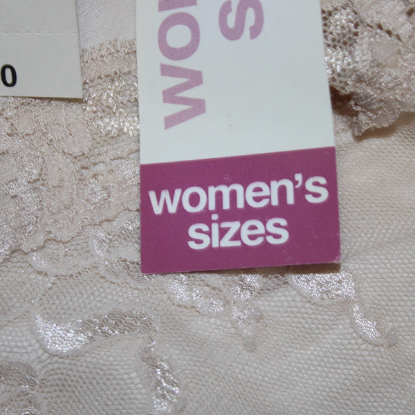 Worthington Top NEW $34 Sz 2X Tan Lace Lined V Neck Nylon Polyester Top