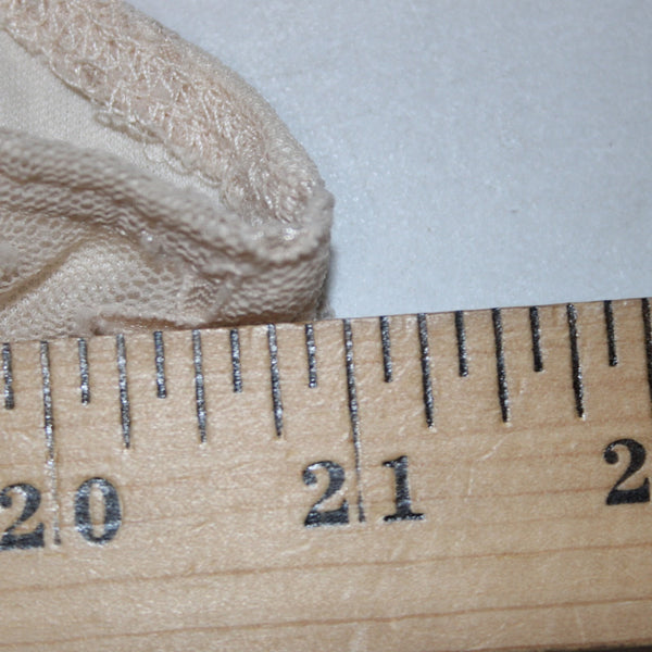 Worthington Top NEW $34 Sz 2X Tan Lace Lined V Neck Nylon Polyester Top