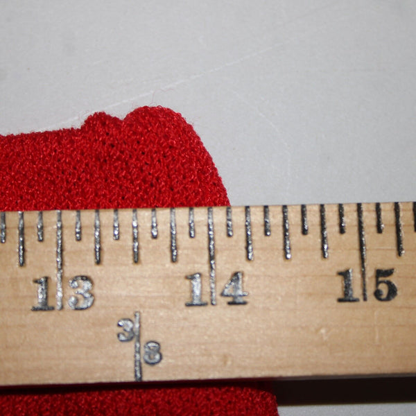 Toula Sz 4 Red Elastic Waist Knee Length Pencil AS IS Skirt