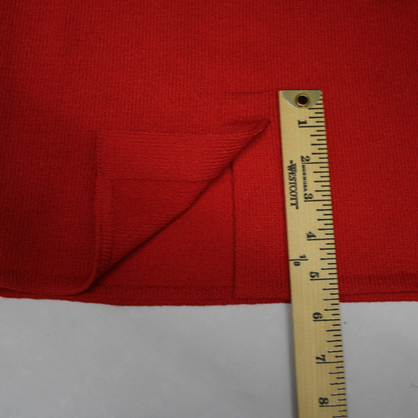 Toula Sz 4 Red Elastic Waist Knee Length Pencil AS IS Skirt