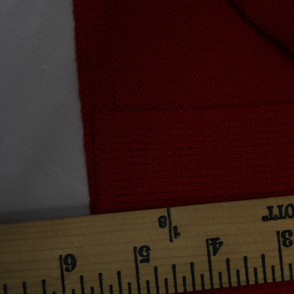 Toula Sz 4 Red Elastic Waist Knee Length Pencil AS IS Skirt