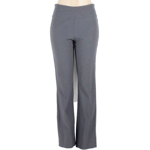 Eileen Fisher Sz S x 32 Gray Pull On Viscose Blend Straight Leg Pant