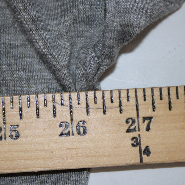 Double D Ranch Top Sz M Gray Black Beaded Embroidered Compass Poly Rayon Top