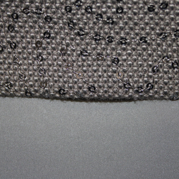 Banana Republic Skirt Heritage Collection Sz 4 Gray Clear Sequin Polyester Skirt