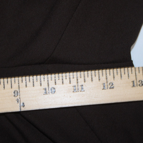 Karen Kane Pant NEW Sz 18W x 32 Brown Flat Front Polyester Rayon Pant