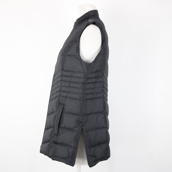 J Jill NEW $139 Down Sz XS Black Collared Pockets Nylon Polyester 80% Down Vest