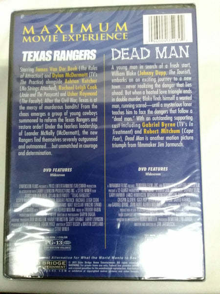 Miramax Double Feature NEW Dead Man, Texas Rangers (DVD, 2011) Movie