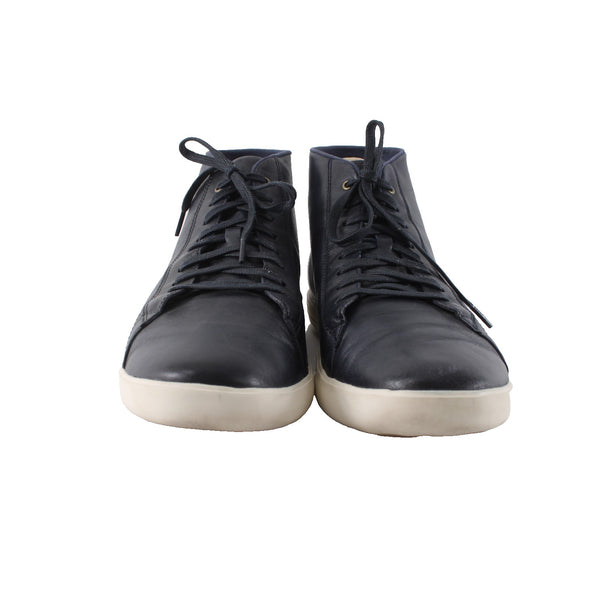 Cole Haan Shoes Grand Os Sz 11 M Navy Blue Ankle Lace Up Leather Shoes