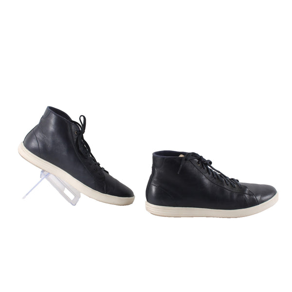 Cole Haan Shoes Grand Os Sz 11 M Navy Blue Ankle Lace Up Leather Shoes