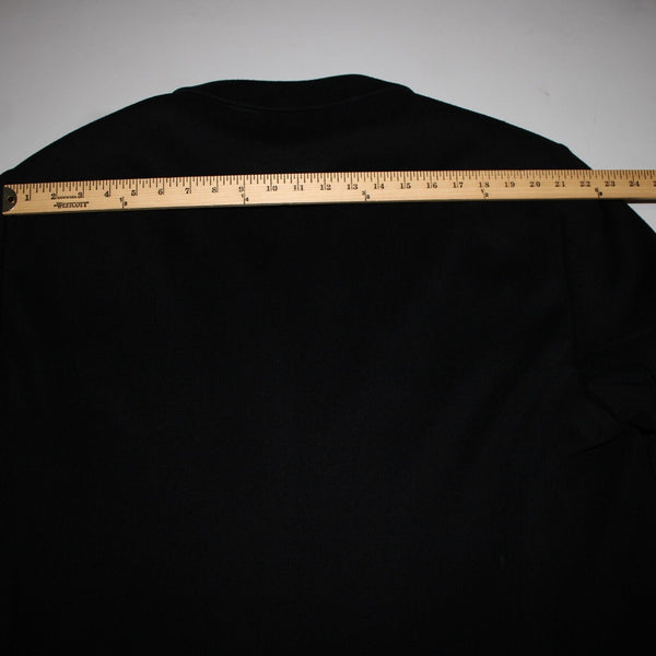 Neiman Marcus Sz 52L Black 3 Button Lana Wool Cashmere Blend Viscose Lined Coat