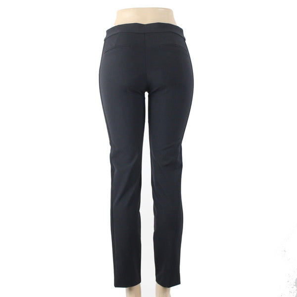 Rebecca Taylor Sz 4 X 31 Black Faux Pockets Skinny Polyamide Spandex Pant