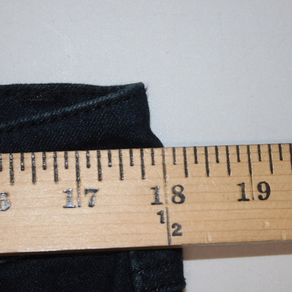 Joseph Ribkoff 16 Jeans NEW Sz 16 x 33 Dark Blue Denim Eyelet Slim Viscose Jeans