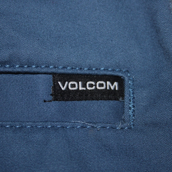 Volcom Shorts NEW $52 Cleaver Sz 28 x 9 Navy Blue Stretch Cotton Elastane Shorts
