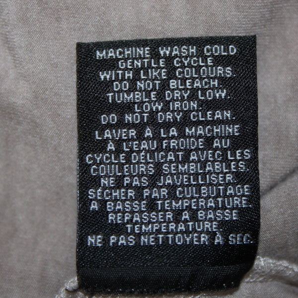 Charlie Paige Top Sz S/M Brown Floral Asymmetrical Tunic Rayon Spandex Top