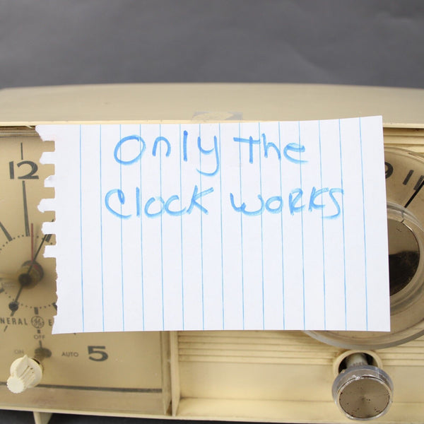 General Electric Yellow Vintage AS IS Alarm Clock