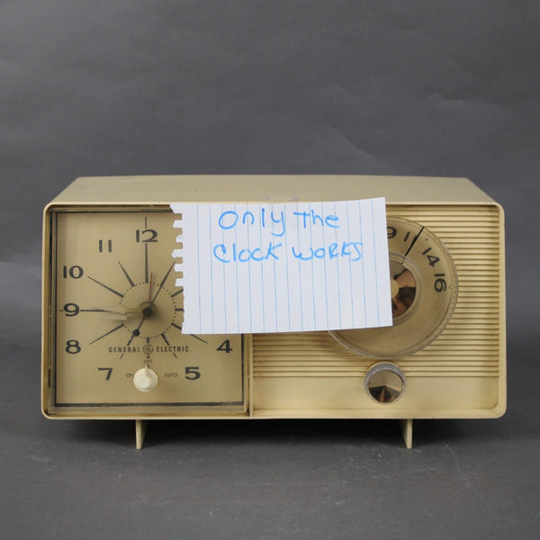 General Electric Yellow Vintage AS IS Alarm Clock