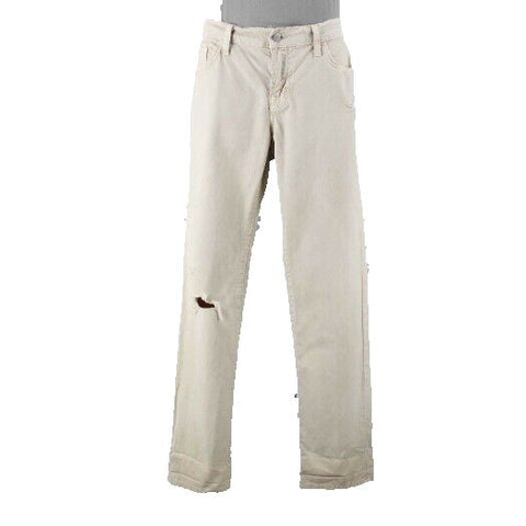 J Brand Sz 28 x 28 Tan 100% Cotton Distressed Denim Pant