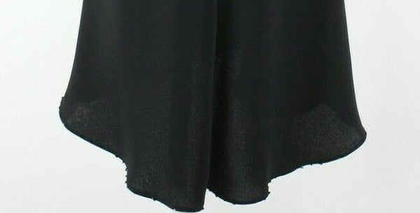 Evan Picone Sz 12 Black Lined Beaded Detail Long 100% Polyester Gown Dress