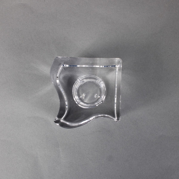 Orrefors Ice Cube Crystal Interlocking Votive Or Tealight Candle Holder