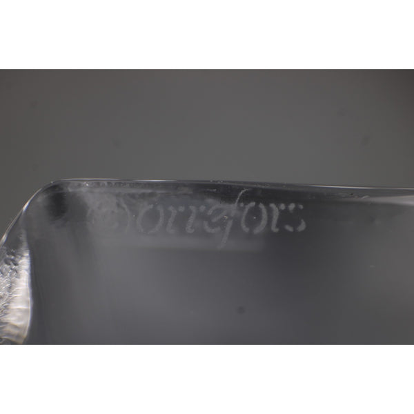 Orrefors Ice Cube Crystal Interlocking Votive Or Tealight Candle Holder