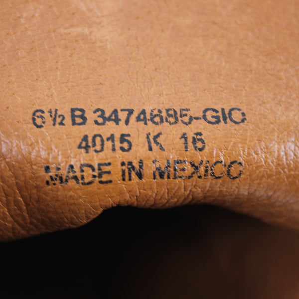 Frye Sz 6.5 Dark Gray Suede Faux Wrap Bohemian Side Cut 2.5' Heel Booties