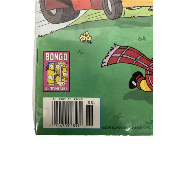 Simpsons Comics #88 Rare Newsstand Bart Homer (2003 Bongo Comics) Comic Book
