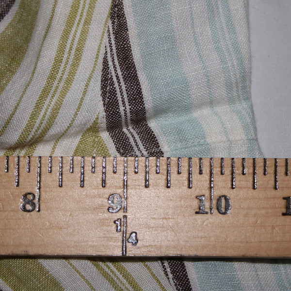 Tommy Bahama NEW $118 Bay De Baly Stripe Sz 10 Aqua Lime Linen Unlined Pants