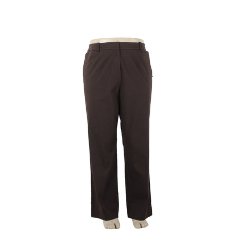 INC NEW $59 Timber Sz 16 x 31 Dark Brown Pockets Cotton Lycra Spandex Pant