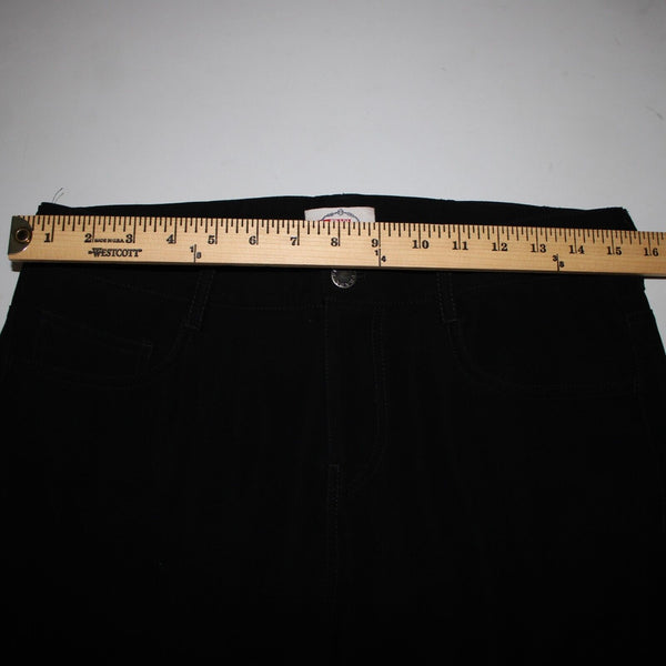 Prada Sz 40 x 34 Black Pockets Skinny Straight Leg 100% Polyester Elastane Pant