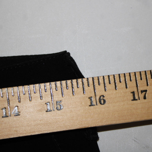 Prada Sz 40 x 34 Black Pockets Skinny Straight Leg 100% Polyester Elastane Pant