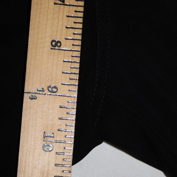 Prada Sz 40 x 34 Black Pockets Skinny Straight Leg 100% Polyester Elastane Pant
