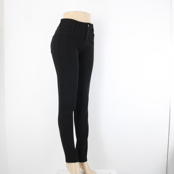 Prada Sz 40 x 34 Black Pockets Skinny Straight Leg 100% Polyester Elastane Pant