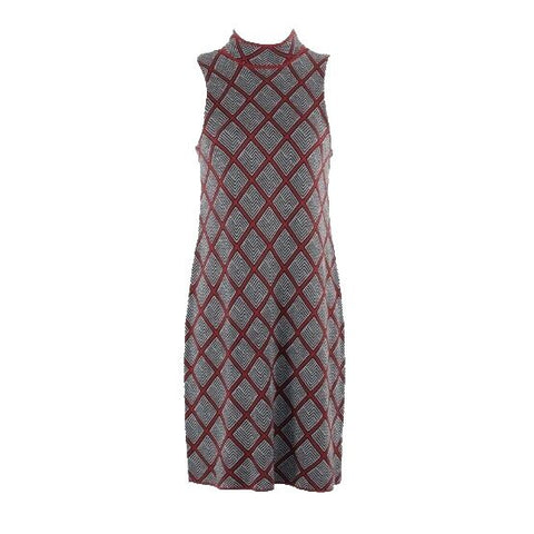 Romeo + Juliet Couture NEW $130 Sz M Burgundy Multi Cotton Acrylic Dress