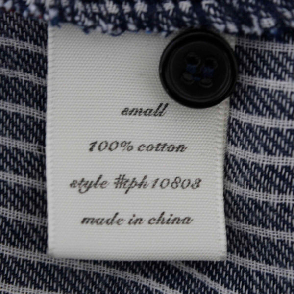 Alya Sz S Navy Blue Multi Plaid Hi Lo Roll Tab Sleeves Cotton Shirt Dress