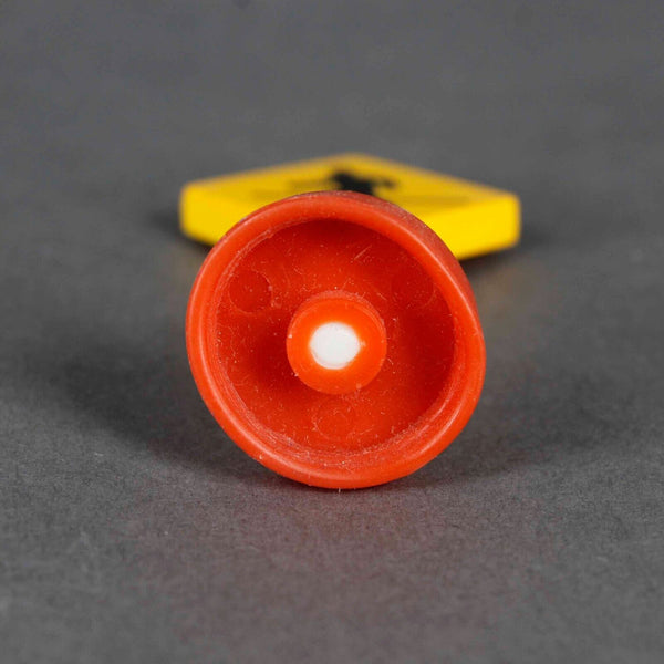 Yellow Multi 2.75" Plastic Walking Sign Toy