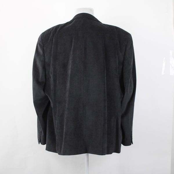 Calvin Klein NEW 56R Blazer Jacket NEW Gray Corduroy 2 Button Poly Nylon Blazer