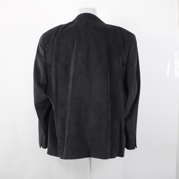 Calvin Klein NEW 56R Blazer Jacket NEW Gray Corduroy 2 Button Poly Nylon Blazer