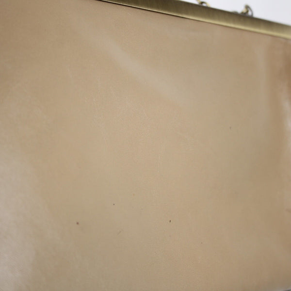 Patricia Nash 13 X 7 X 1 Tan Multi Color Floral 100% Italian Leather Purse
