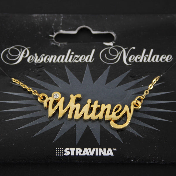 WHITNEY NEW Goldtone Rhinestone Accent 14.5" w 4.5" Multi Ring Ext Necklace