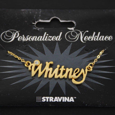 WHITNEY NEW Goldtone Rhinestone Accent 14.5" w 4.5" Multi Ring Ext Necklace