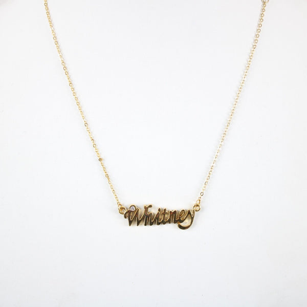 WHITNEY NEW Goldtone Rhinestone Accent 14.5" w 4.5" Multi Ring Ext Necklace